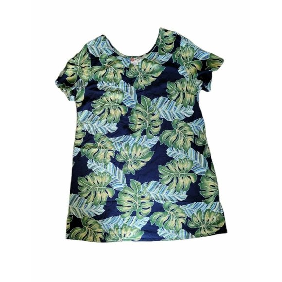 Hilo Hattie Dresses & Skirts - Vintage Hilo Hattie The Hawaiian Original 3XL Palm Leaf Muu Muu Dress 100% Rayon